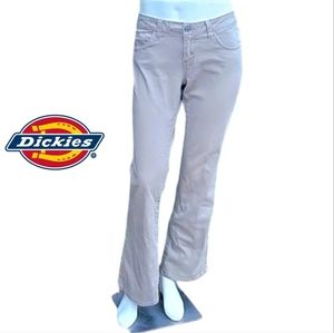 Women's Dickies Brand Khakis - Work - Uniform Pants - Flare Leg